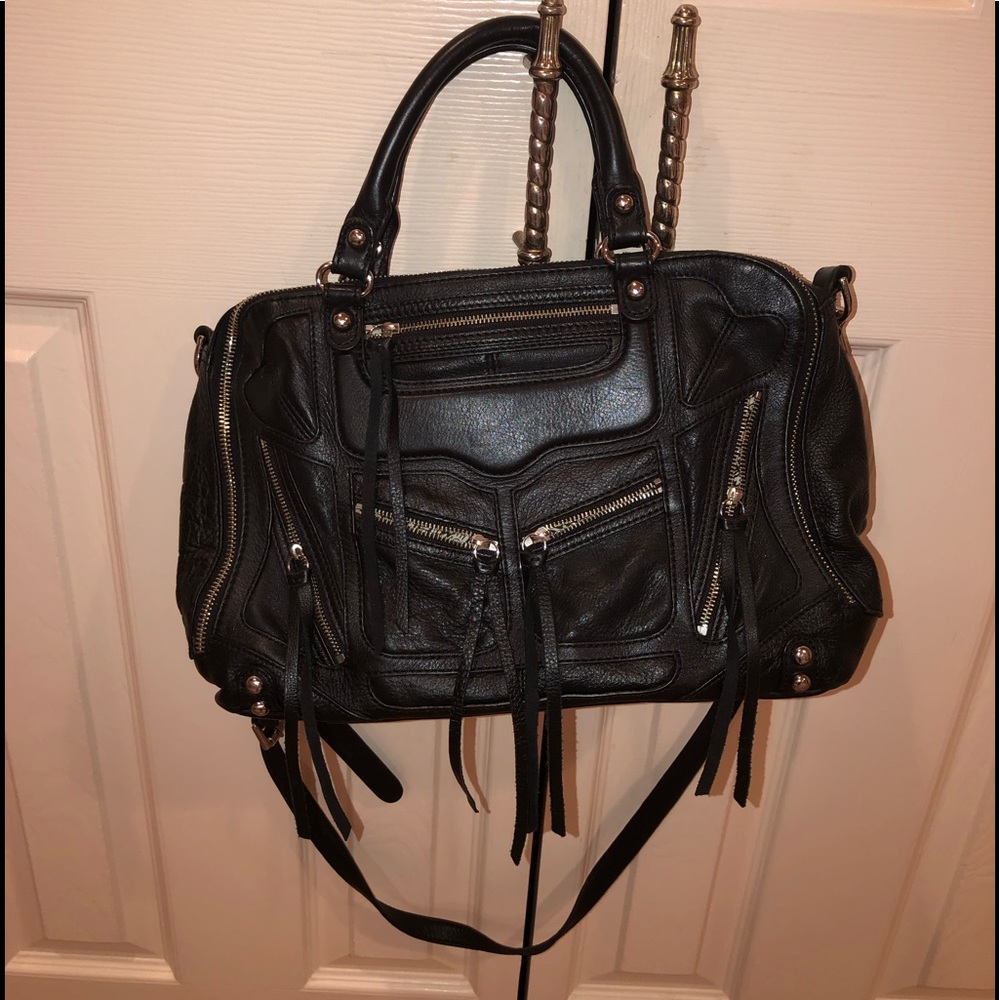 AUTH LIKE NEW REBECCA MINKOFF BLK HANDBAG